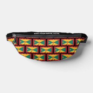 Individuelle Name GRENADIAN FLAG VON GRENADA Fanny Bauchtasche