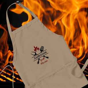 Individuelle Name Grill Master GRILLEN Vater Väter Schürze
