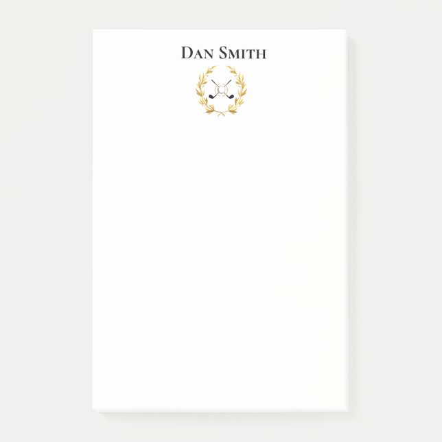 Individuelle Name Große Post - Anmerkungen Post-it Klebezettel (Vorderseite)