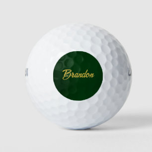 Individuelle Name-Grünleder Golfball