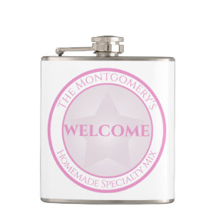 Individuelle Name Guest Bedroom Spezial Pastel Sta Flachmann