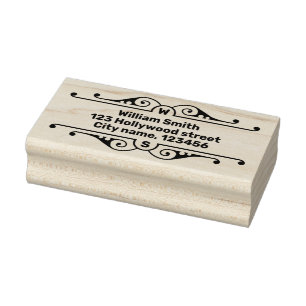 Individuelle Name Gummistempel