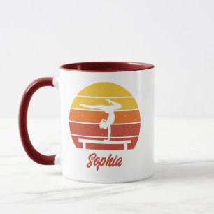 Individuelle Name Gymnastik / Gymnast Tasse