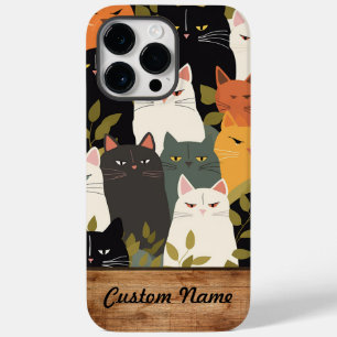 Individuelle Name Handy-Case-Katzen Case-Mate iPhone 14 Pro Max Hülle