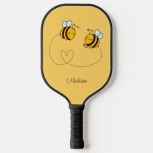 Individuelle Name Happy Liebe Bees Pickleball Schläger