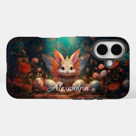 Individuelle Name Happy Osterfest Bunny mit Ostere iPhone 16 Hülle