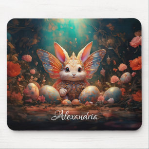 Individuelle Name Happy Osterfest Bunny mit Ostere Mousepad