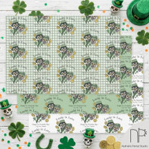 Individuelle Name Happy St Patricks Day Sugar Skul