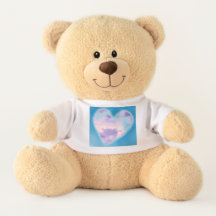 INDIVIDUELLE NAME HEART CLOUD Teddy Bär