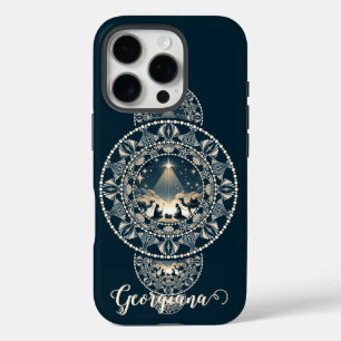 Individuelle Name Heiliger Star des Wunders Orname iPhone 16 Pro Hülle