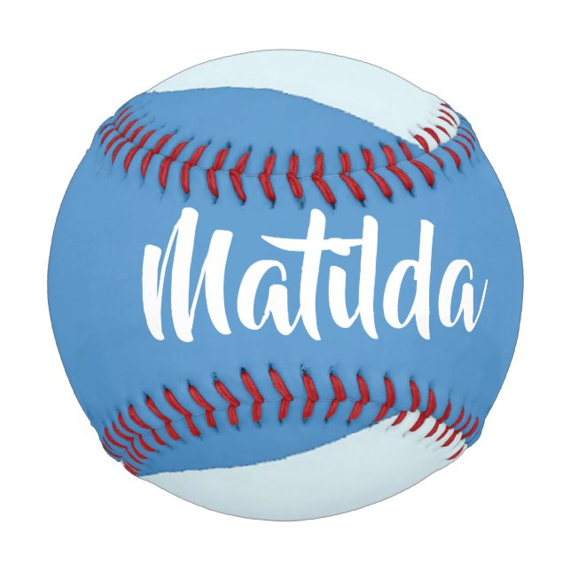 individuelle Name Heißluftballon Baseball (Vorderseite)