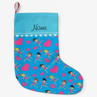 Individuelle Name Himmelblau Girl Gymnasten Herzst