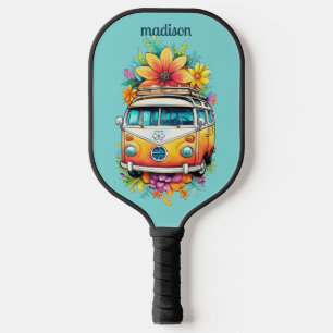 Individuelle Name Hippie Van Pickleball Schläger