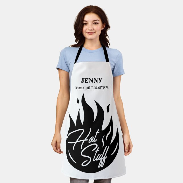 Individuelle Name Hot-Kram-Geschenk Schürze (Getragen)