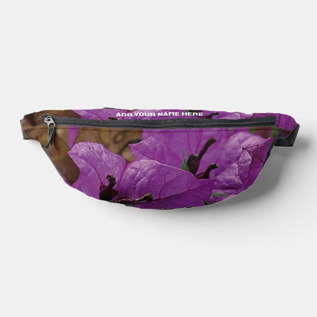 Individuelle Name Hübsch PURPLE FLOWERS Pack Bauchtasche (Ablage )