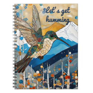 Individuelle Name Hummingbird Notizblock