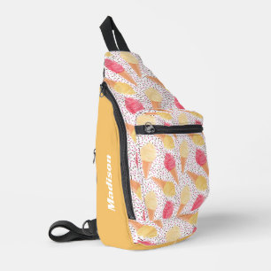 Individuelle Name Ice Creme Muster Crossbody Bag