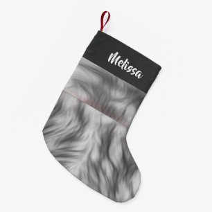 Individuelle Name Imitat Pelze Kleiner Weihnachtsstrumpf
