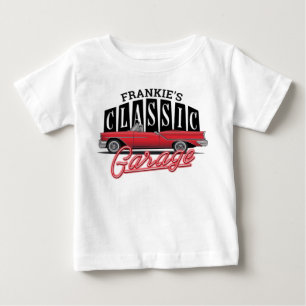 Individuelle Name Imitate Neon 1950er Jahre Classi Baby T-shirt