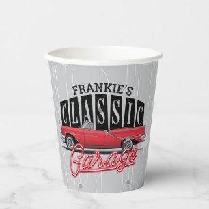 Individuelle Name Imitate Neon 1950er Jahre Classi Pappbecher
