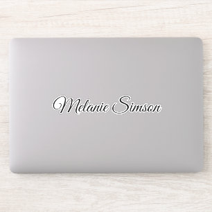 Individuelle Name-Insulbler-Decal-Notebook-Etikett Aufkleber