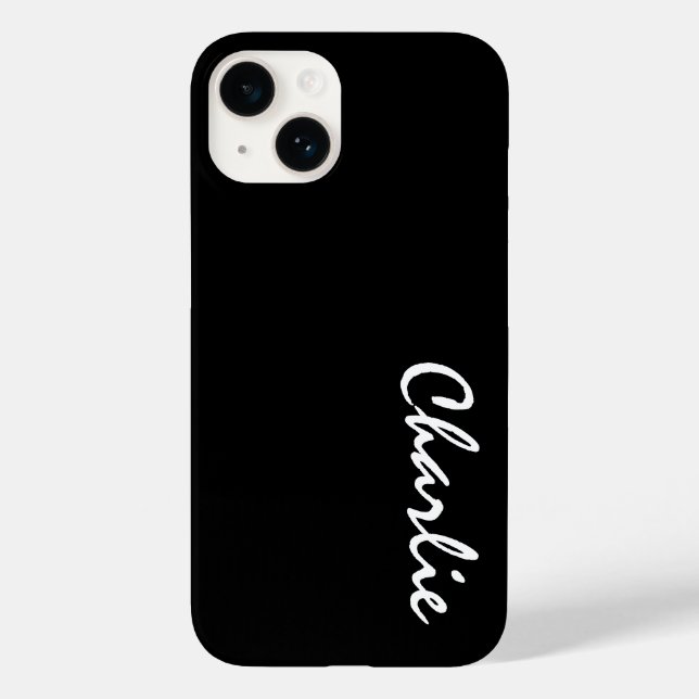 Individuelle Name iPhone 14 Fall Case-Mate iPhone Hülle (Rückseite)
