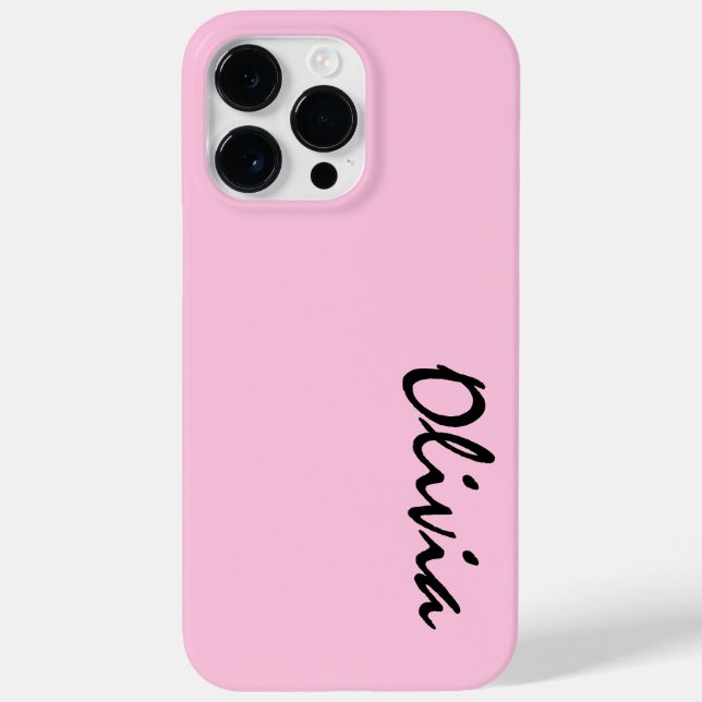 Individuelle Name iPhone Case (Rückseite)