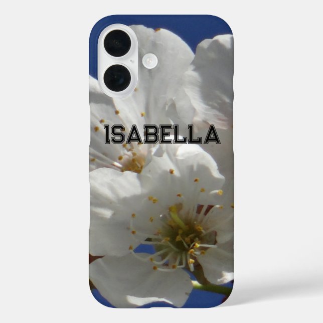 Individuelle Name iPhone Case (Rückseite)
