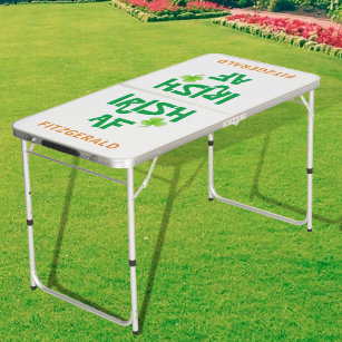 Individuelle Name Irish Beer Pong Table