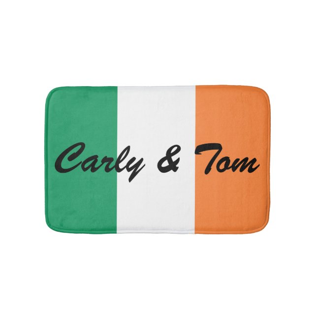 Individuelle Name Irish Flag Bmt. Badematte (Vorderseite)