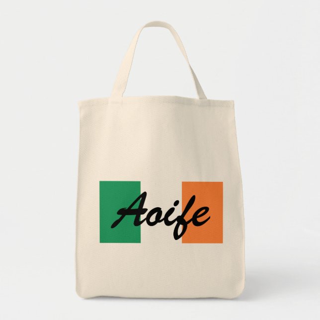 Individuelle Name Irish Flag Gtcent Tragetasche (Vorne)