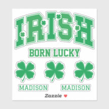 Individuelle Name Irish Geboren Lucky