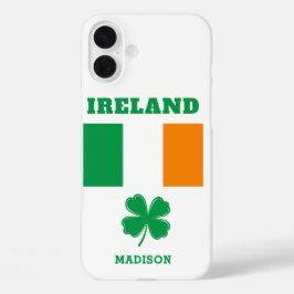 Individuelle Name Irland iPhone 16 Plus Hülle
