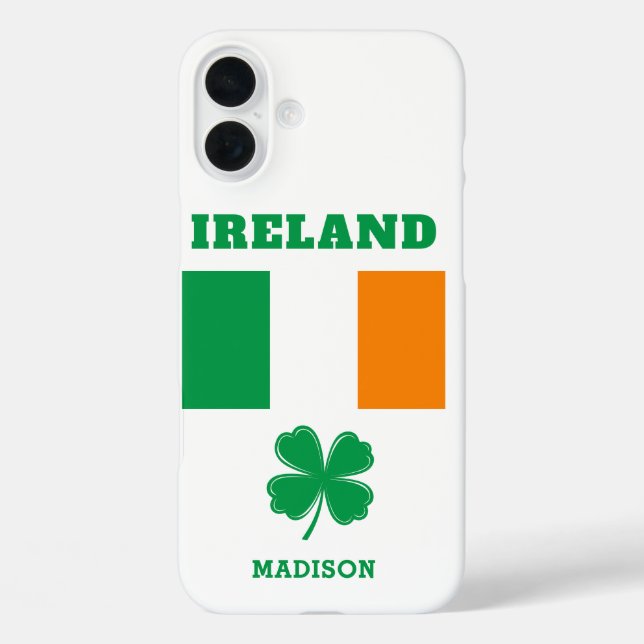 Individuelle Name Irland Case-Mate iPhone Hülle (Rückseite)
