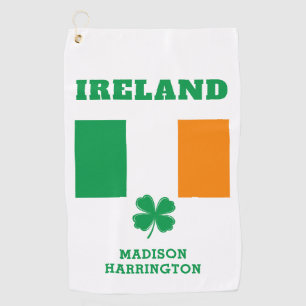 Individuelle Name Irland Golfhandtuch