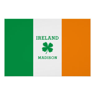 Individuelle Name Irland Poster