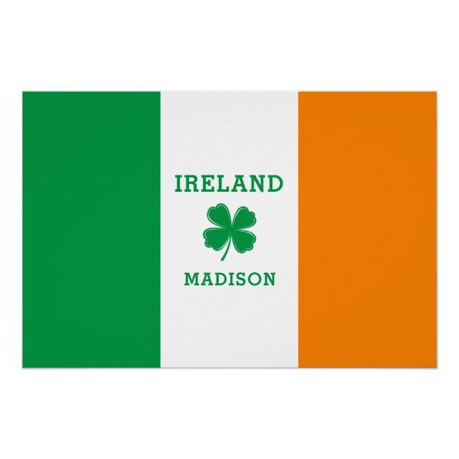Individuelle Name Irland Poster (Vorderseite)