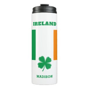 Individuelle Name Irland Thermosbecher