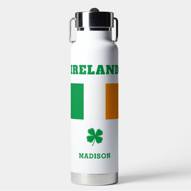 Individuelle Name Irland Trinkflasche (Vorderseite)