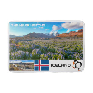 Individuelle Name Island Badematte