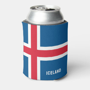 Individuelle Name Island Flag Dosenkühler