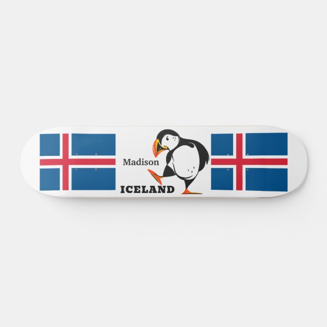 Individuelle Name Island Skateboard (Horizontal)