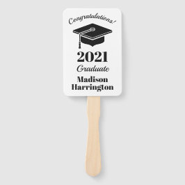 Individuelle Name, Jahr & Foto Abschluss Fan Set Fächer