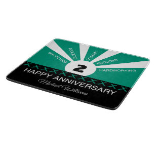 Individuelle Name & Jahr, Jahr der Mitarbeiter Schneidebrett