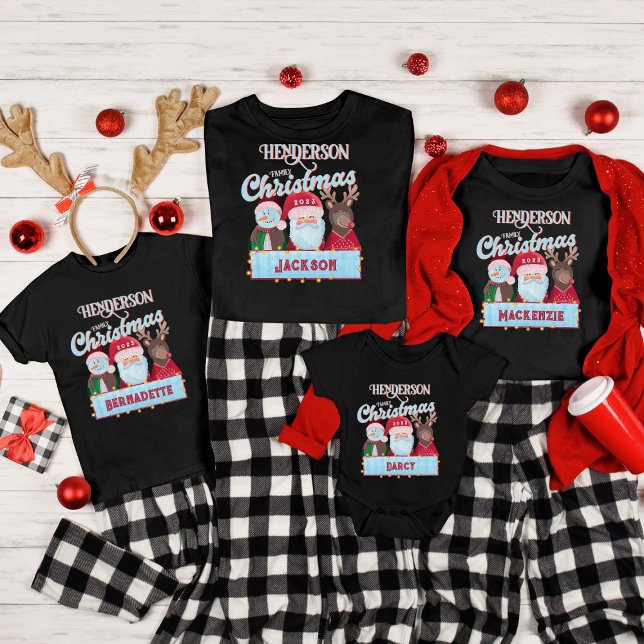 Individuelle Name Jahr Matching Weihnachten der We Baby Strampler (Von Creator hochgeladen)