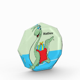 Individuelle Name, Junge, Geburtstag, Dinosaurier Fotoblock