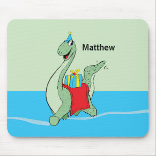 Individuelle Name, Junge, Geburtstag, Dinosaurier Mousepad