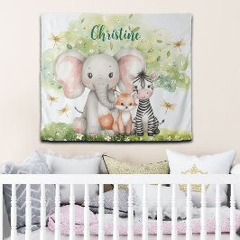 Individuelle Name Jungle Animals Dragonfly Wandteppich