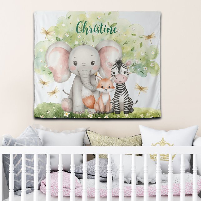 Individuelle Name Jungle Animals Dragonfly Wandteppich (Von Creator hochgeladen)