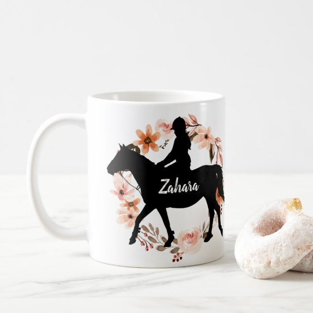 Individuelle Name  Kaffeepause Tasse (Mit Donut)